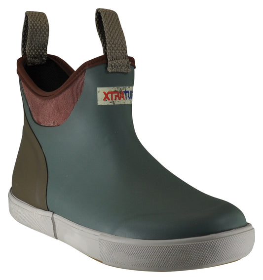 WOMEN'S ANKLE DECK BOOT GREEN