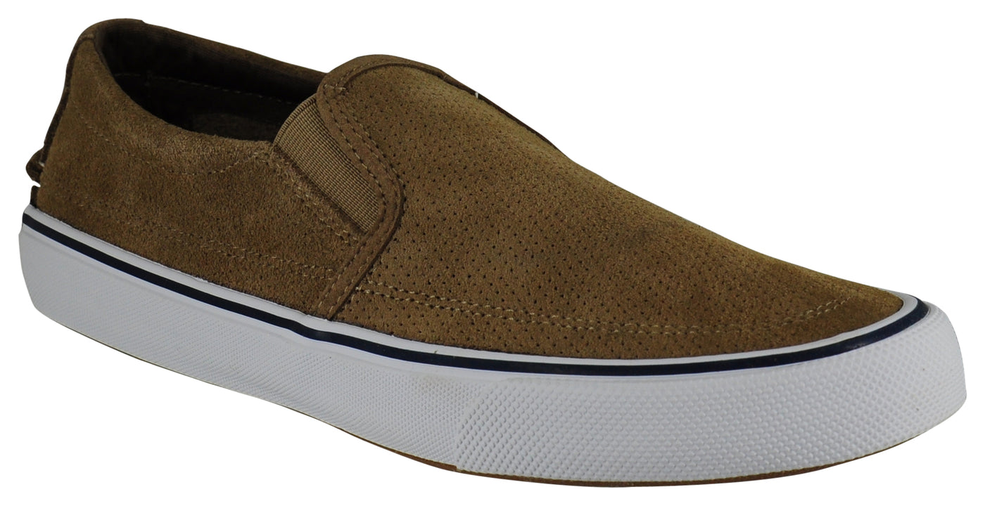 STRIPER II TWIN GORE PERFORATED SLIP ON TAUPE