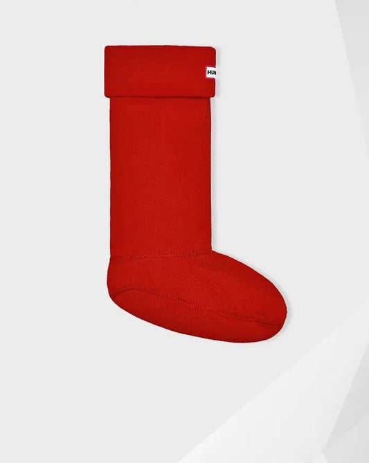 TALL BOOT SOCK RED