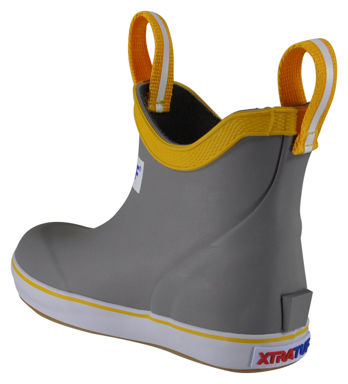 KIDS ANKLE DECK BOOT GRAY/YELLOW
