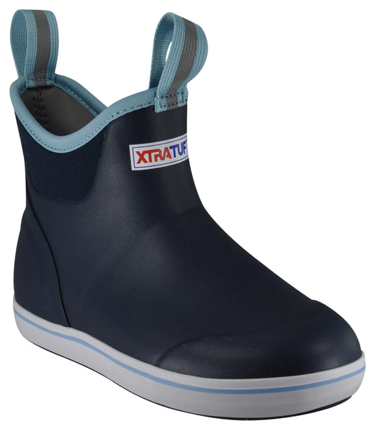 WOMEN'S ANKLE DECK BOOT NAVY